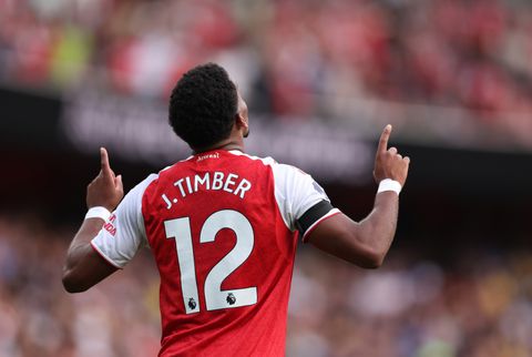 'Bijzondere dag' voor scorende Jurriën Timber bij Arsenal: 'Ik ga hier van genieten'