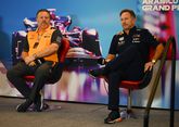 Zak brown en Christian Horner. © Getty Images