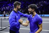 Grigor Dimitrov  en Carlos Alcaraz ©Getty Images