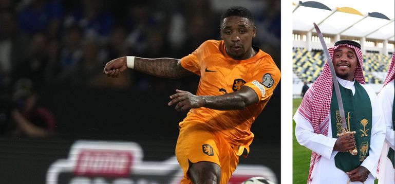 Steven Bergwijn geniet van Saudische feestdag met enorm kromzwaard