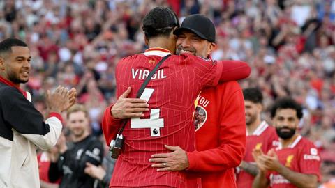 Bijzonder weerzien tussen Virgil van Dijk en Jürgen Klopp bij Nederland - Duitsland: 'Als je dat ziet...'
