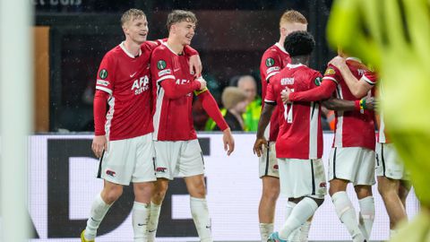 Sven Mijnans viert de 1-0 © Getty Images