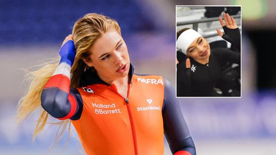 Stralende topschaatsster Jutta Leerdam danst, lacht en geniet: 'Ik hou ervan'