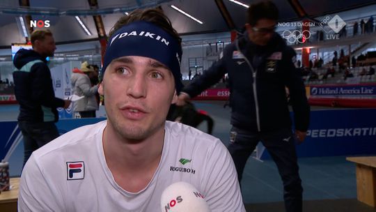 Uitgebluste Jenning de Boo ziet sterretjes na loodzware World Cup schaatsen: 'Mijn keel staat in de fik'