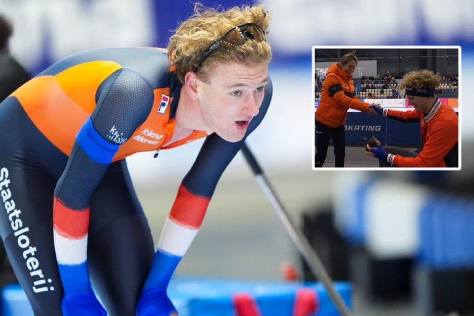 Olympisch icoon heeft speciale verrassing voor Nederlandse schaatsers: 'Een beetje knullig, maar toch leuk'