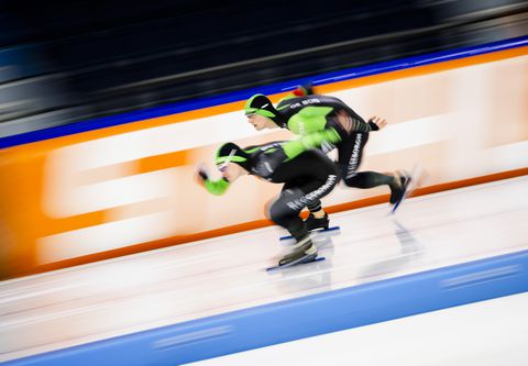 Topsprinter Jenning de Boo draagt om opmerkelijke reden ander pak dan zijn ploeggenoten: 'Een slimmigheidje'