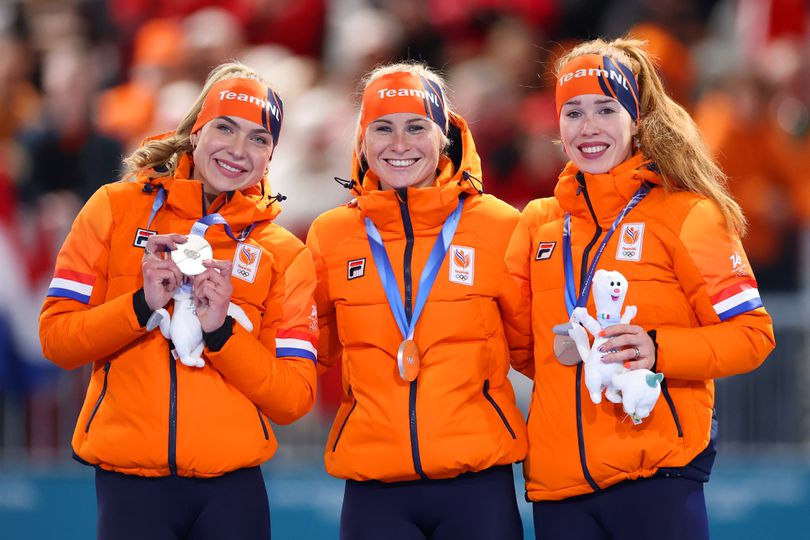 Joy Beune, Marijke Groenewoud en Antoinette Rijpma-De Jong. © Getty Images