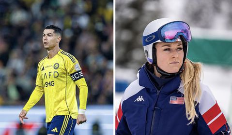 Geplaagde skilegende Lindsey Vonn krijgt bericht van Cristiano Ronaldo: 'Dat was nooit groter dan jouw kracht'