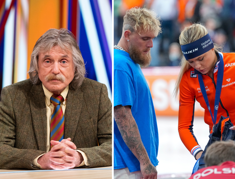 Jutta Leerdam en Jake Paul afgemaakt door Johan Derksen: 'Het is gênant'