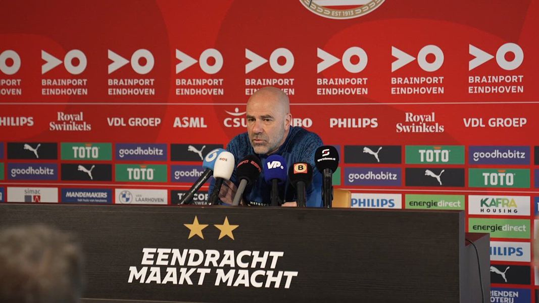 Peter Bosz over kampioenskriebels bij de spelers: 'Moet ze twee of drie keer roepen'