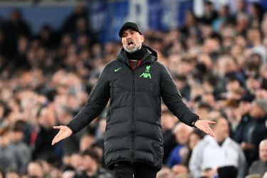 Geen knallend slot voor Jürgen Klopp bij Liverpool: titel uit zicht na nederlaag bij Everton