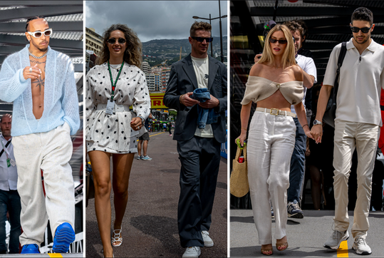 Bijzondere beelden: zo kwamen de Formule 1-coureurs aan het bij circuit in Monaco