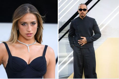 Lewis Hamilton trekt veel aandacht met opvallend pak, kleurrijke vrouwen stelen de show op F1 The Movie-gala