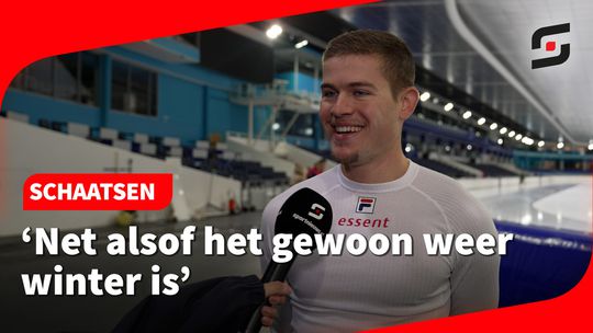 Wereldkampioen Joep Wennemars blij dat hij weer het ijs op mag: 'Dit mag van mij elk jaar zijn'