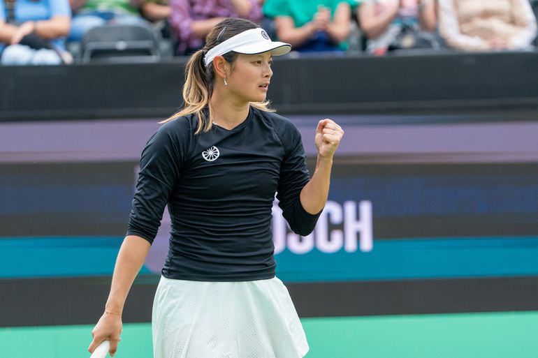 Nederlandse tennisster mag na knappe zege dromen van speciaal moment op Wimbledon