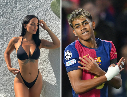 Topvoetballer Lamine Yamal (17) opnieuw in opspraak: veelbesproken model (29) onthult intieme berichten