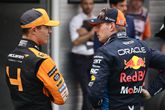 Lando Norris met Max Verstappen / Getty Images