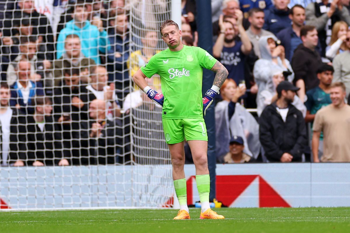 Enorme blunder in Premier League: Jordan Pickford gaat gruwelijk de mist in bij doelpunt Heung-min Son