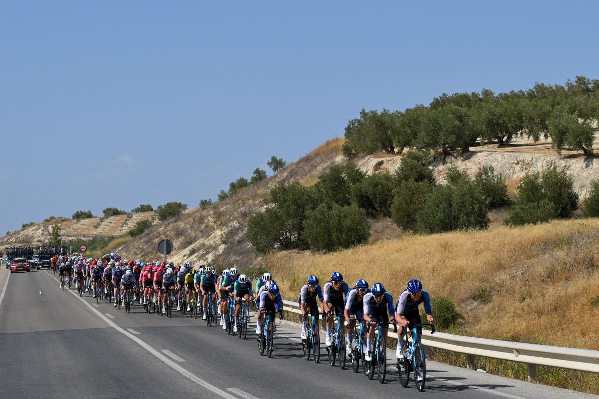 Bizar ongeluk in Vuelta: twee renners gewond door overstekende ree