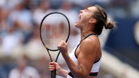 Regerend tenniskampioene heeft één set nodig om in vorm te komen op US Open