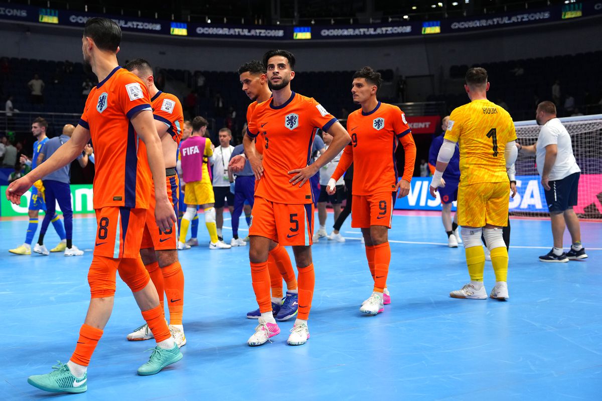 Nederland in tranen na uitschakeling op WK futsal, Oekraïne blijkt meester in schaakspel