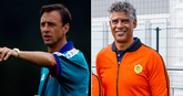 Johan Cruijff en Frank Rijkaard. © Getty Images