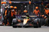 Lando Norris werd twee races op rij door McLaren in de steek gelaten tijdens pitstops. ©Getty Images