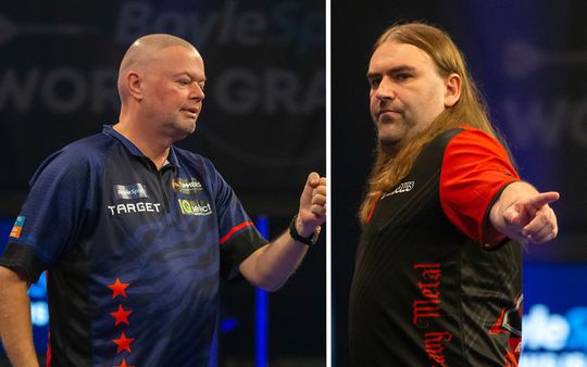 Verbaasde Raymond van Barneveld op EK tegen 'bijna blinde' Ryan Searle: 'Dat is voor mij echt een verrassing'