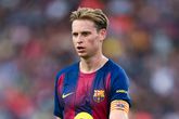FC Barcelona kan tijdens El Clásico rekenen op aanvoerder Frenkie de Jong. ©Getty Images