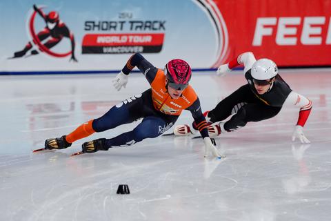 Meteen tegenslag voor Nederlandse shorttrackers bij start World Tour