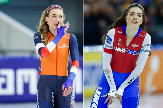 Topschaatsster Joy Beune (27) vindt vriendin Pien Hersman (22) op vriend Kjeld Nuis lijken: 'Heel grappig'