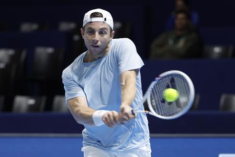 Toptennisser Tallon Griekspoor (30) opgelucht na historische finaleplaats in Brussel: ‘Hard werken loont’