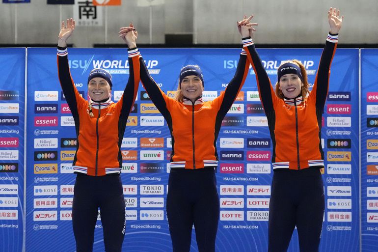 Uitslagen schaatsen: Nederland pakt elf medailles tijdens World Cup in Nagano, Verenigde Staten bovenaan