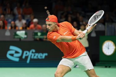 Samenvatting Davis Cup: Tallon Griekspoor onderuit tegen sterke Jannik Sinner