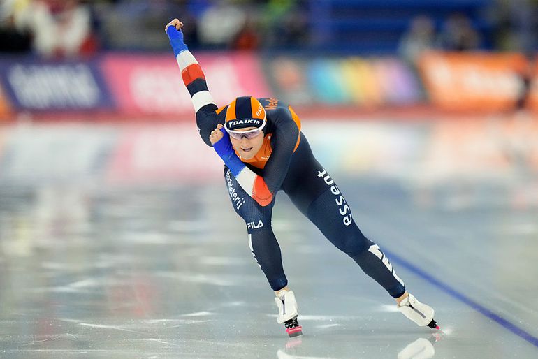 Angel Daleman (18) maakt grote indruk in schaatswereld: 'Wat een sterke vrouw'