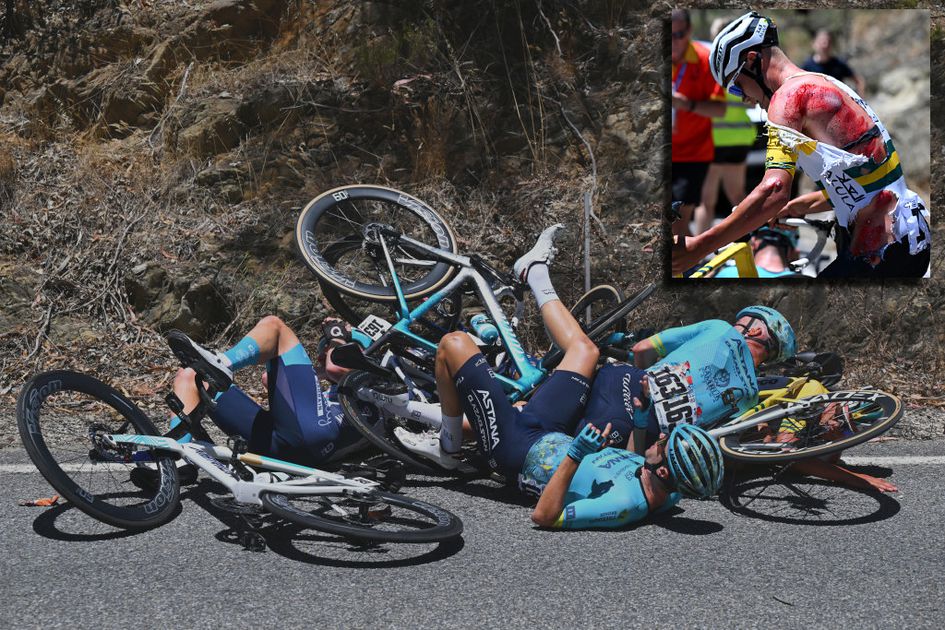 Australisch kampioen over gevolgen zware val 'Ik stond te gillen onder