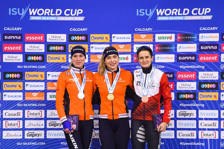 Uitslagen World Cup Calgary: zo verging het Jutta Leerdam, Joy Beune en alle andere topschaatsers vannacht