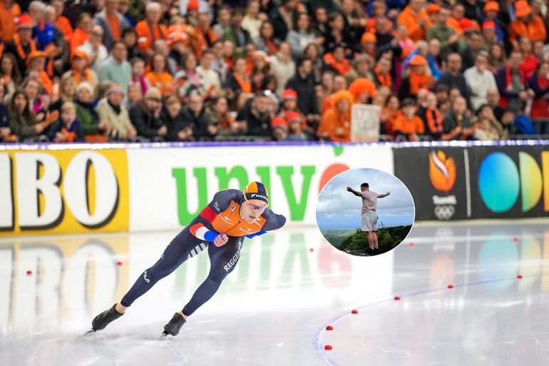 Foto van Nederlandse topschaatser roept vragen op: 'Heb je het in je broek gedaan?'