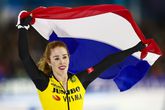 Antoinette Rijpma-de Jong heeft voor de vijfde keer het NK allround gewonnen. © ANP
