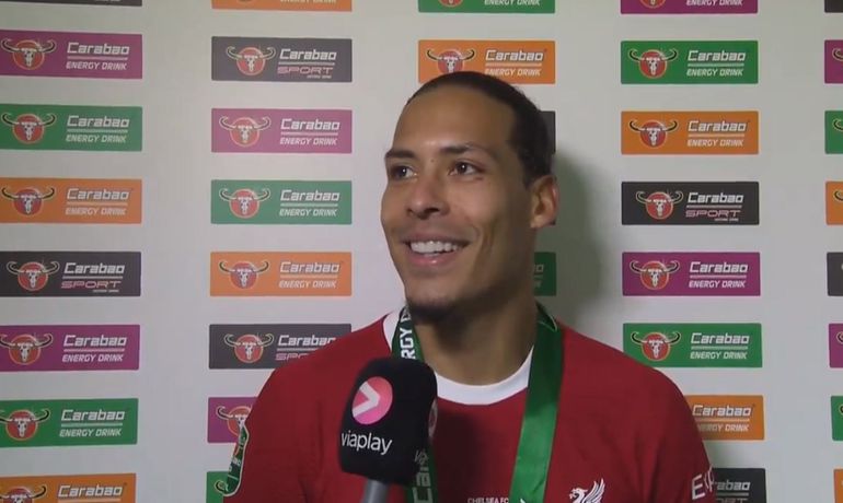 Carabao Cup eerste trofee voor Virgil van Dijk als Liverpool-aanvoerder: 'Daarom voelt deze heel speciaal'