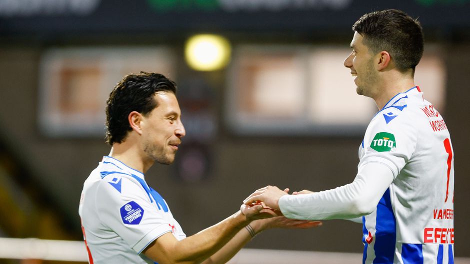 Heerenveen heeft geen moeite met Volendam; Pelle van Amersfoort scoort weer twee keer
