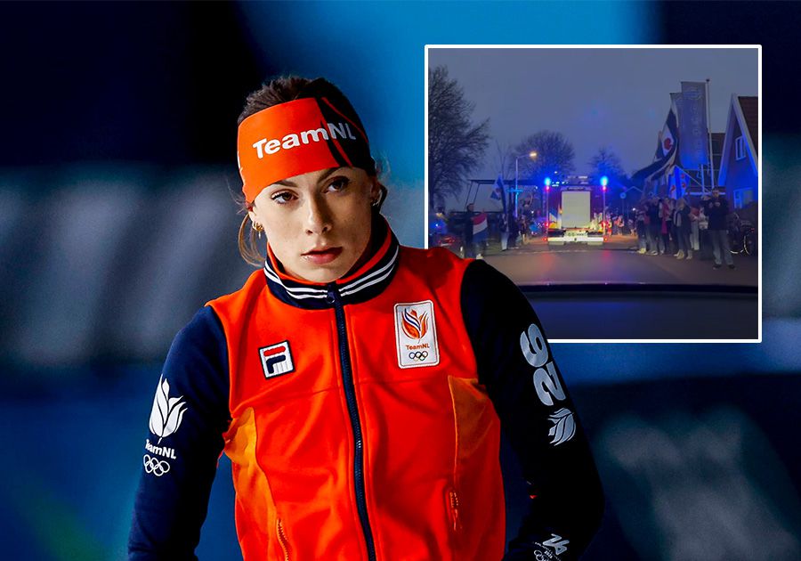 Gouden Femke Kok emotioneel bij 'onbeschrijfelijke' thuiskomst na Olympische Spelen: 'Dit is echt bi