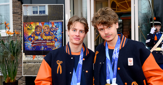 Gouden broers Jens en Melle van 't Wout smullen van 'geweldig' ontvangst na Winterspelen: 'De buurt is trots'