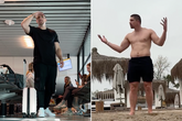 Rico Verhoeven hopte mee op een trend. © TikTok