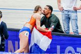 Lieke Klaver en Terrence Agard. © Getty Images.