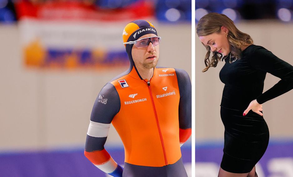 Spanning neemt flink toe bij bekend schaatskoppel: 'Wanneer dan?'