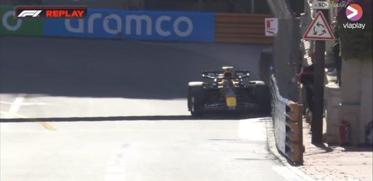 GP Monaco: Max Verstappen kust de muur bij vliegende ronde in Q3