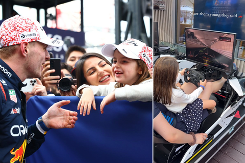 Max Verstappen achterna? Dochter van Kelly Piquet doet alvast een paar rondjes op de sim