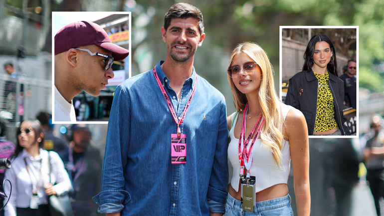Wereldsterren spotten bij GP van Monaco: Kylian Mbappé, Dua Lipa en Zinadine Zidane schitteren op de paddock