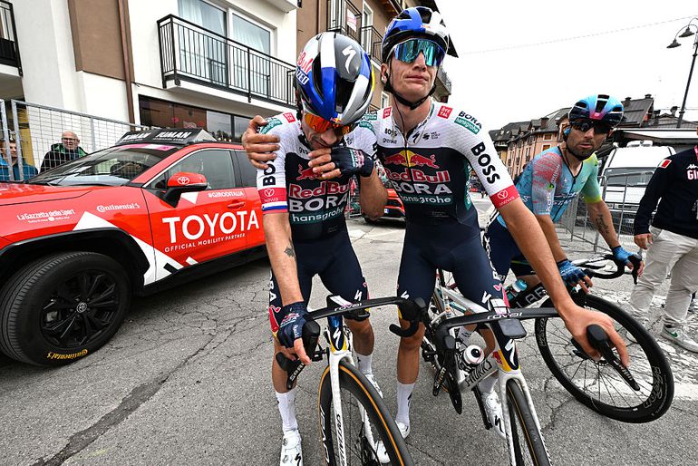 Primoz Roglic verliest alle hoop op roze, eenzame vluchter wint na ijzersterke solo in Giro d'Italia